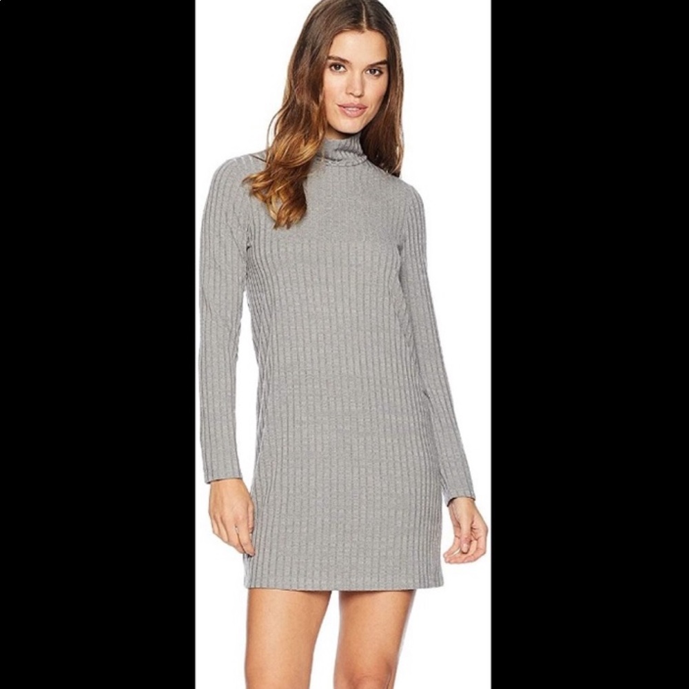 🔸Kensie Rib Knit Turtleneck Dress (mock neck)